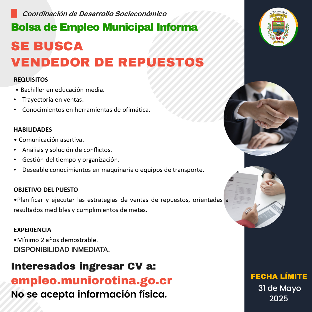 SE BUSCAN DIFERENTES PUESTOS